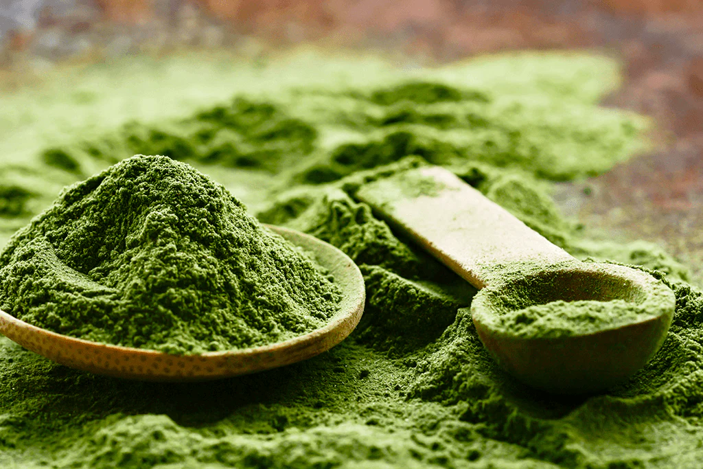 Stone ground matcha powder